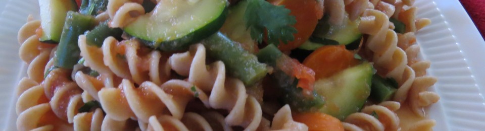 Vegetable Pasta with a Mexican Twist