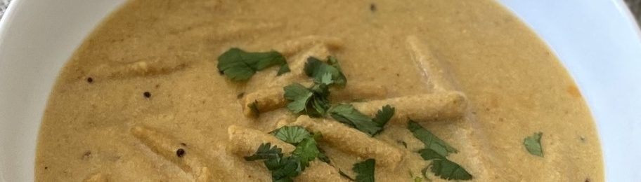 Chickpea Dumplings in Chickpea Sauce – Ganthiya Nu Shaak